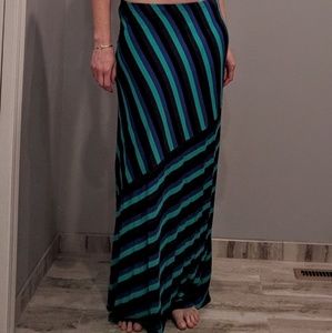 M Maxi skirt, stripes